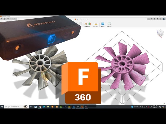Revopoint Scan to Fusion 360 - A First Time Success!   RC EDF Jet Reverse Engineering. #fusion360