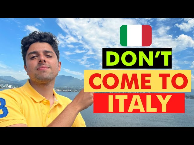 Why Studying in Italy 🇮🇹 Should be a big "NO"