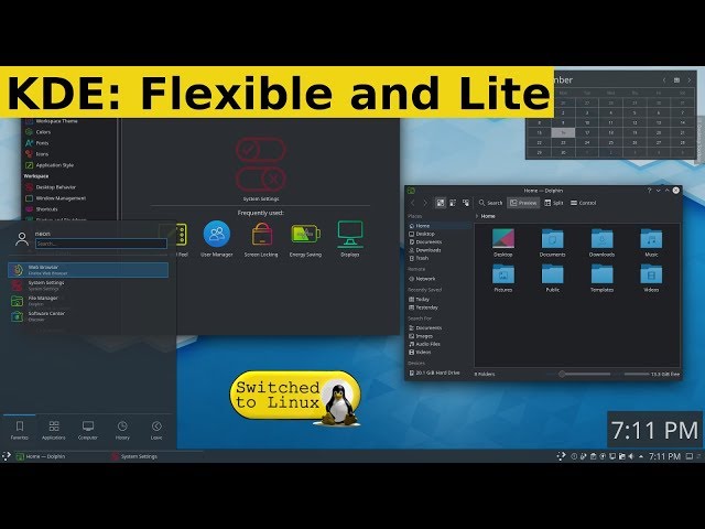 KDE Desktop: Flexible and Lite