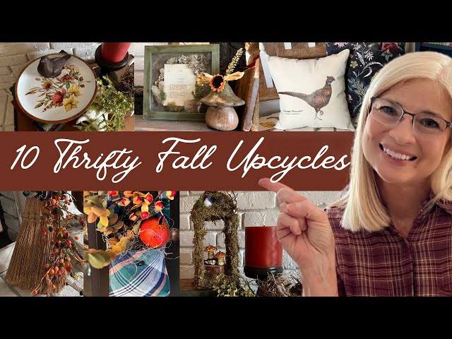 10 Fall DIY’s: Transforming Thrift Store Finds into Cozy Autumn Decor