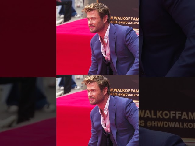 Chris Hemsworth honored with star on Hollywood Walk of Fame