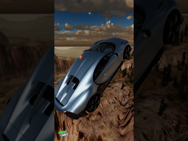 Epic Bugatti Jump Test