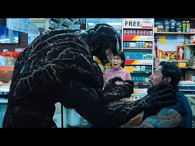 베놈 편의점 강도 식인 장면 | 베놈 (Venom, 2018) [4K]