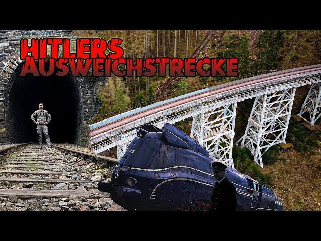 Führer Ausweichstrecke Eisenbahn Viadukt Bunker Führerzug Drittes Reich  Reichsbahn KlappspatenTV