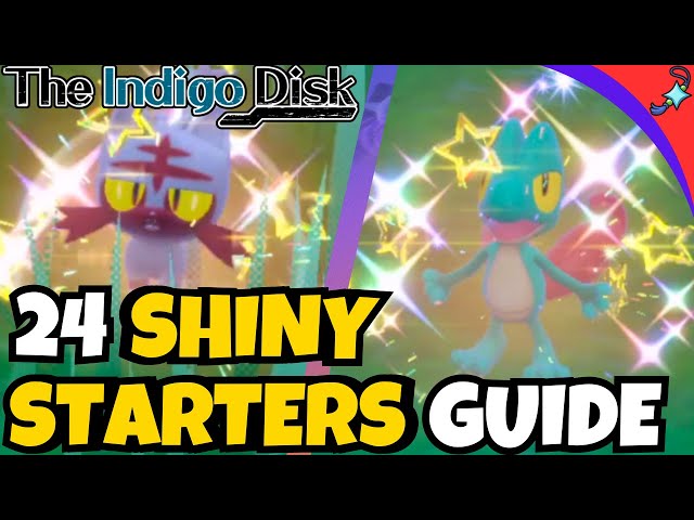 How to Shiny Hunt ALL 24 Starters in Pokemon Indigo Disk