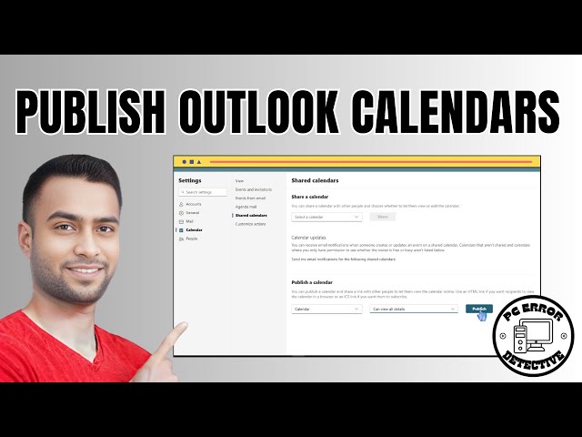 How To Publish Outlook Calendars
