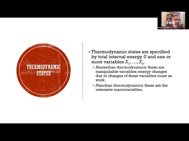 Wayne Myrvold - “A Tale of Two Sciences, Both Called ‘Thermodynamics’ ”