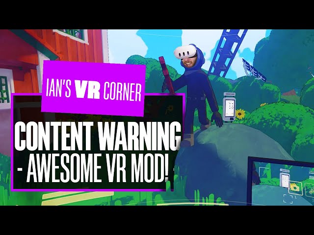 This NEW Content Warning VR Mod Is THE BEST WAY To Play The Game! - Ian's VR Corner