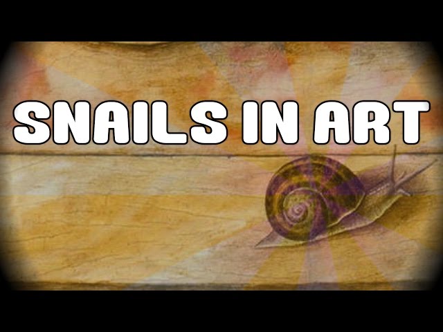 Snails in art: slimy but surprisingly adorable!