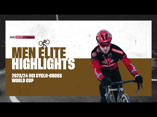 Val Di Sole - Men Elite Highlights - 2023/24 UCI Cyclo-cross World Cup