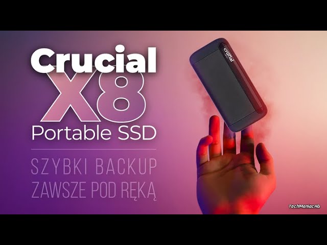 Handy, durable, and fast external SSD for gaming and data storage! 😁 [Crucial X8 Portable SSD]