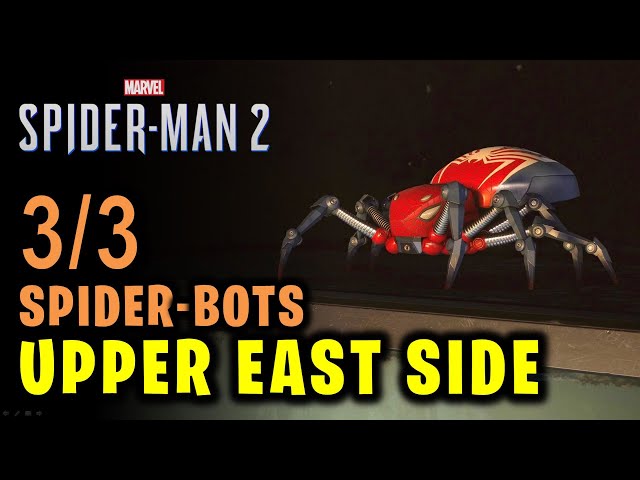 Upper East Side: All 3 Spider Bots Locations | Spider Man 2