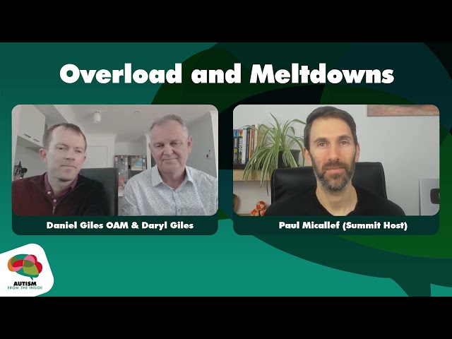 Overload and Meltdowns - Daniel Giles OAM & Daryl Giles - Autism From The Inside Online Summit 2022