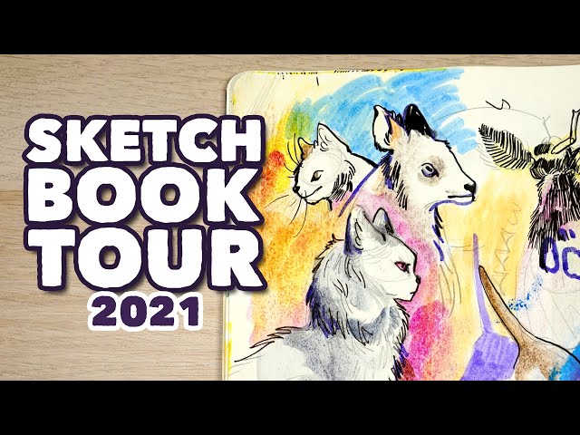the sketchbook that took me over a year to fill // 2021 TOUR