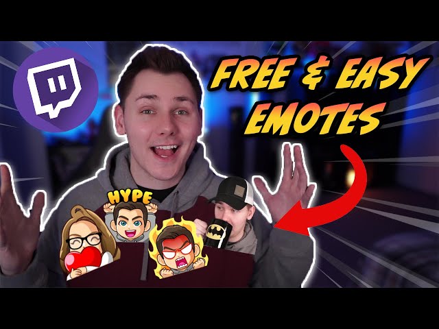 How To Make Twitch Emotes For FREE Fast And Easy