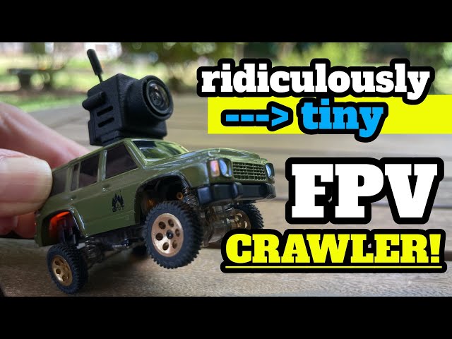 Ridiculously Tiny RC 4x4 Crawler - Climb Test & FPV Review!!!