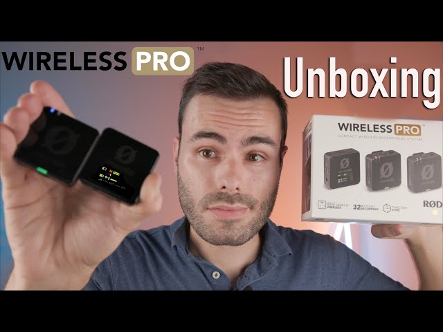 Rode Wireless Pro Unboxing + Audio Test Demo