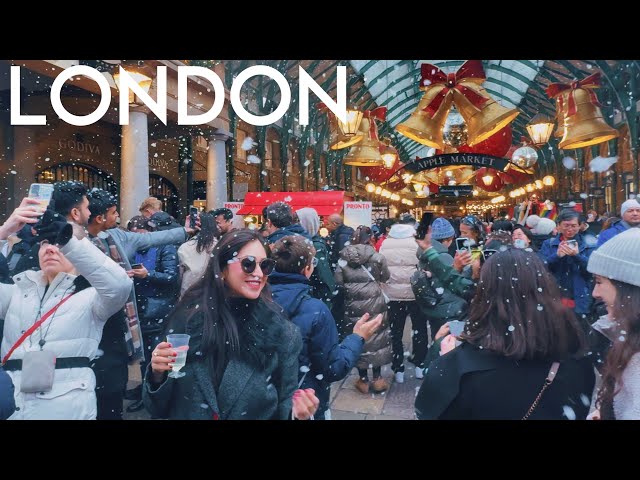 London New Years Day Celebration 🎉 🌟 Buzzing Streets of Central London | 4K HDR