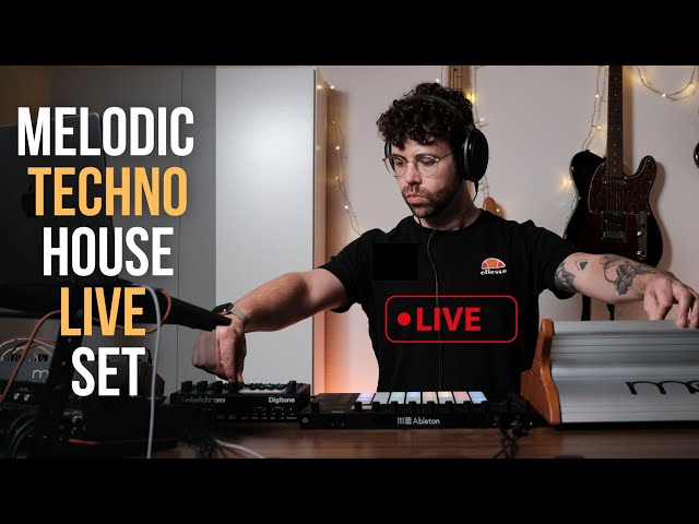 🔴 Melodic House/Techno Live | Full Set Rehearsal | Elektron Digitone, Moog Sub 25, Ableton Push 2