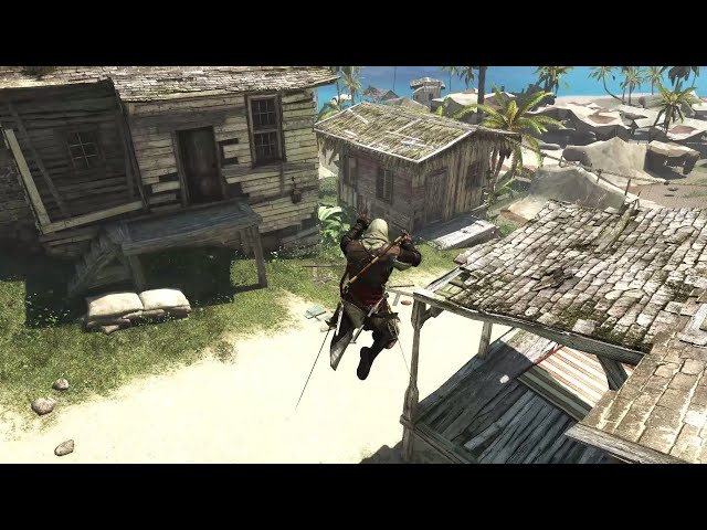This is How You Should Do Parkour in AC Black Flag. #assasinscreed
