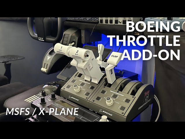 Boeing 737 Throttle Mod for Thrustmaster Boeing TCA
