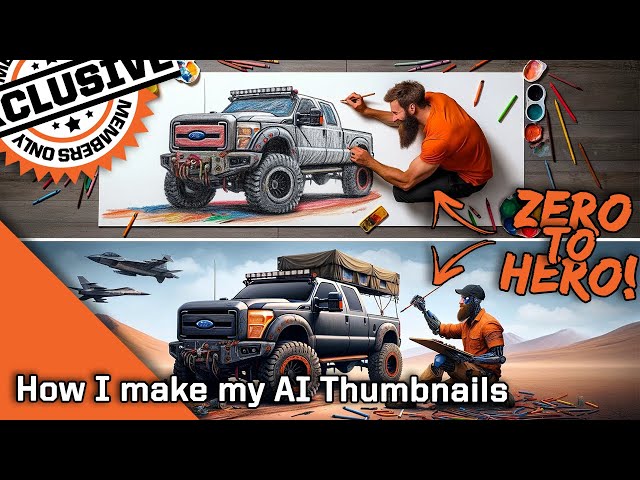 How I make our my AI Thumbnails - Members Only