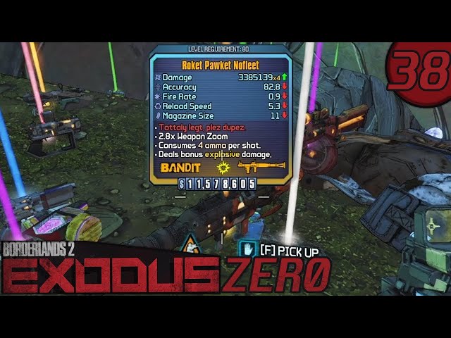 Borderlands 2 EXODUS | Zer0 Playthrough Highlights | 38
