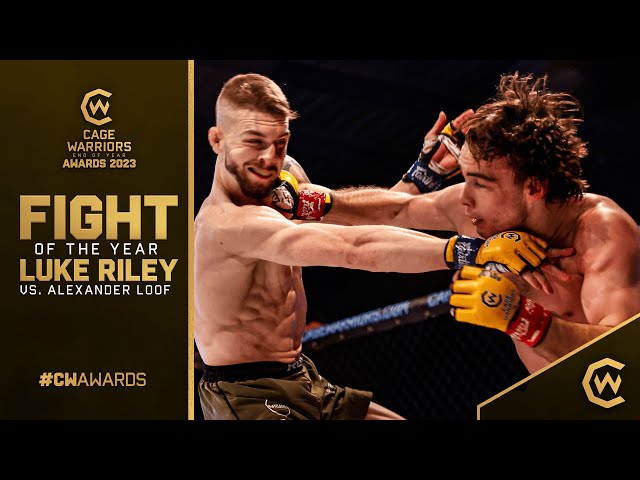 Greatest Fight in CW History! | Luke Riley vs. Alexander Lööf | Cage Warriors Fight of the Year 2023