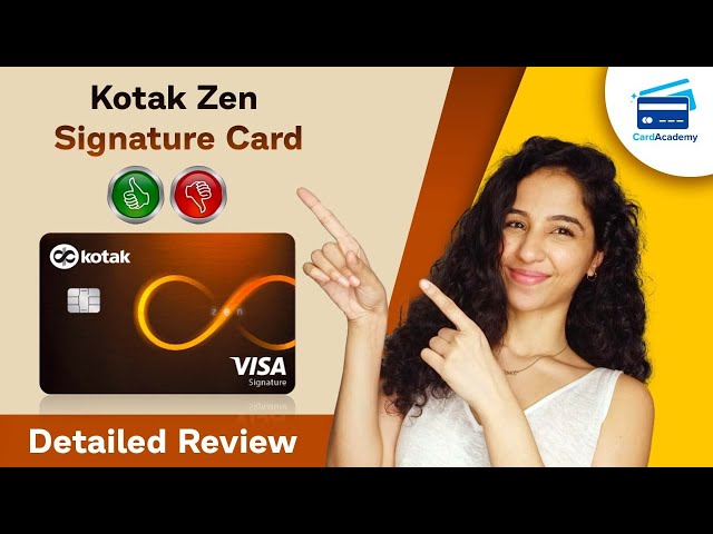 Kotak Zen Signature credit card Review | Full Details