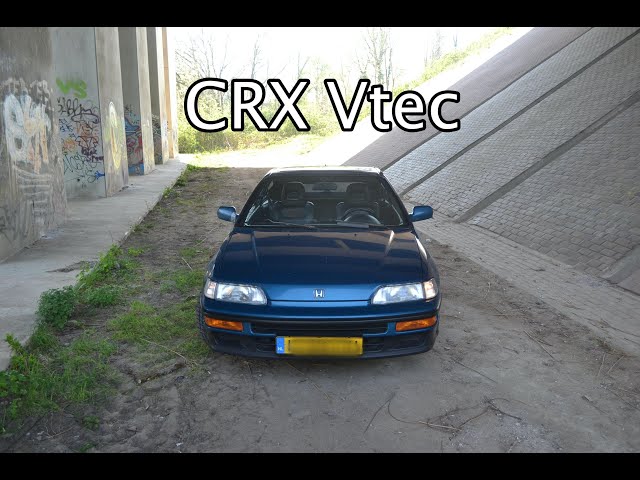 Honda CRX Vtec acceleration and testdrive.