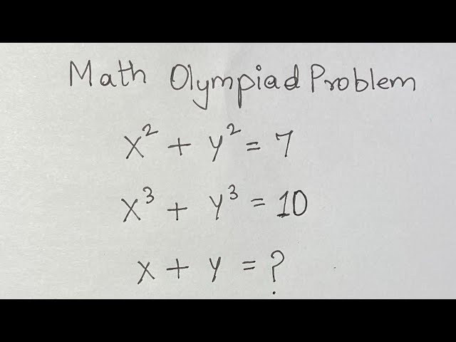 Germany Math Olympiad Question | You should know this trick!