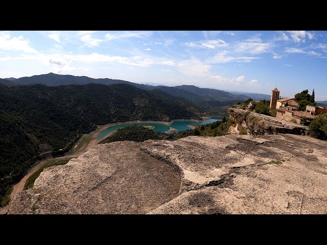 30 minute Scenic Walking Tour Siurana Mountain Catalunya Spain Ultra HD