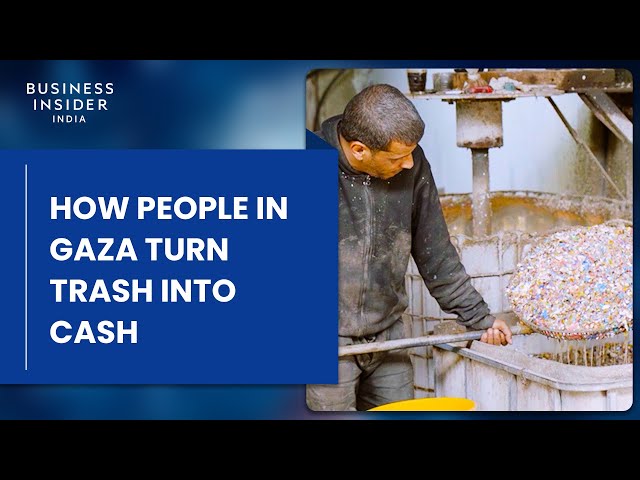 How People In Gaza Turn Trash Into Cash