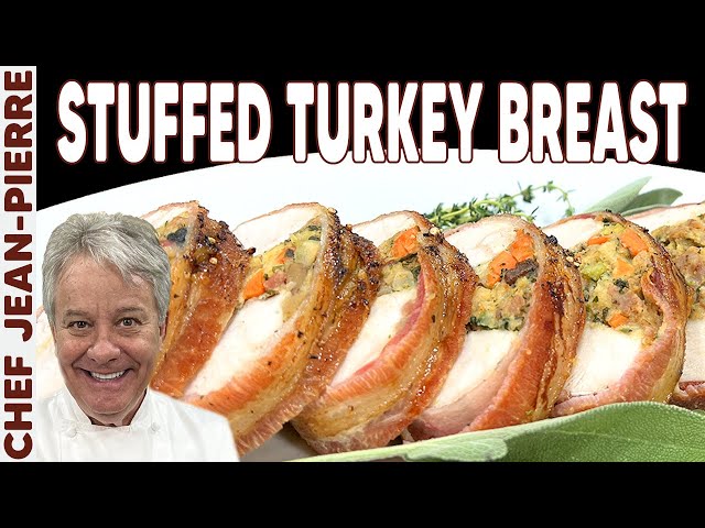 The Best Stuffed Turkey Breast Thanksgiving Recipe! | Chef Jean-Pierre