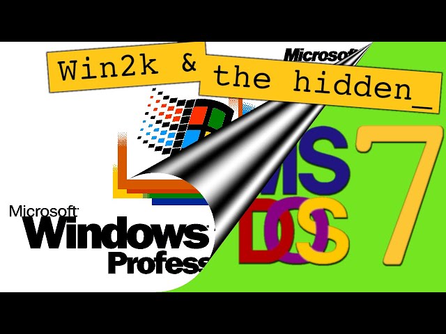 Under the hood of Windows 2000: The MS-DOS 7 that hides beneath