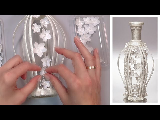 DIY😃 I saw it in a dream, and then I actually did it. Decorative vase.