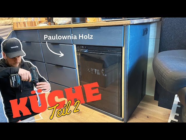 Küche im CAMPER / Paulownia Holz 🪵 / Sprinter 4x4 🚐