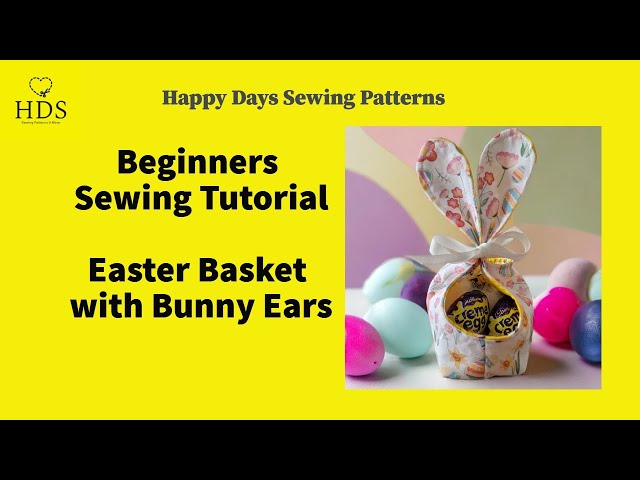 Easter Basket with Bunny Ears Tutorial Master Copy 2024
