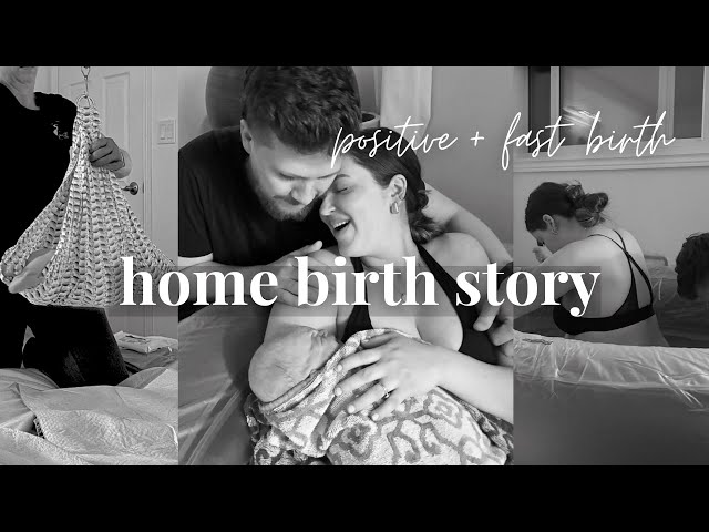 My Home Birth Story | Fast, Unmedicated Labour + Delivery