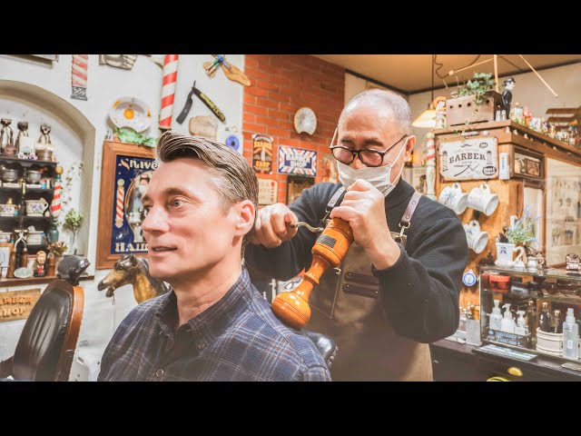 💈 One-of-a-Kind Japanese Grooming: Shave & Vintage Massage in Japan's Only Barbershop Museum