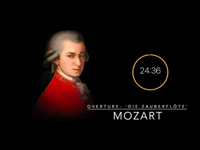 POMODORO timer 2 hours - Classical music for studying & brain power (MOZART EFFECT)