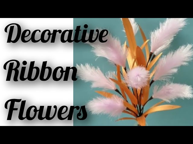 how to make decorative ribbon flowers
