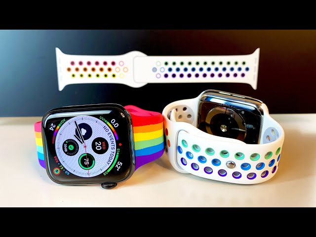 NEW PRIDE 2020 Edition Apple Watch Sport Band & Nike Sport Band | Unboxing & Review! + GIVEAWAY!