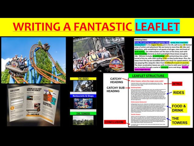 How to write a fantastic LEAFLET - GCSE English Language