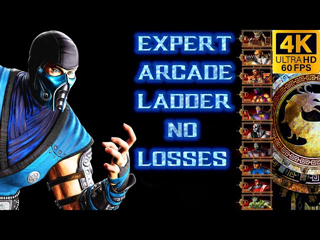 SUB ZERO. EXPERT Arcade Ladder. NO LOSSES. Mortal Kombat 9/ 4K 60 FPS