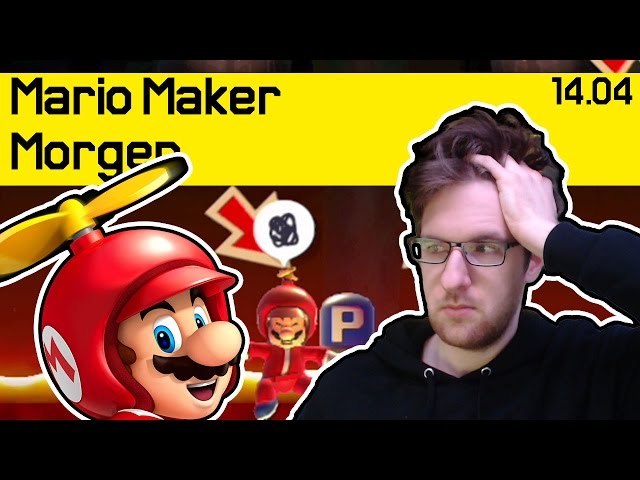 14.04 | Die Propeller-Hölle!! | Mario Maker Morgen