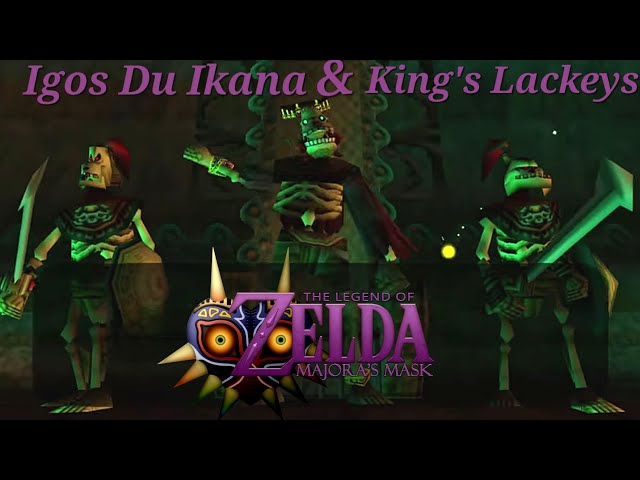 Defeating Igos Du Ikana & King's Lackeys - Majora's Mask HD