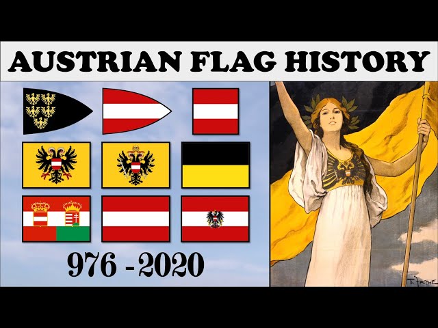 Austrian Flag History. Every Flag of Austria 976-2020.
