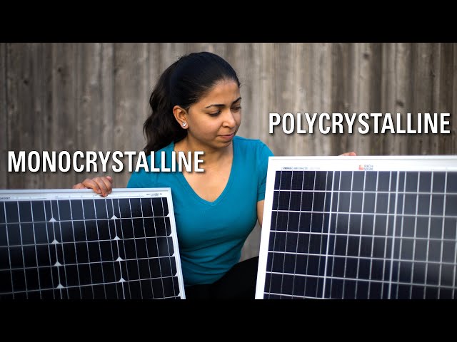 (Not another) monocrystalline vs polycrystalline solar panel comparison