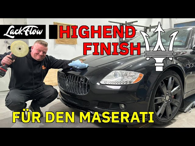 Wir polieren den Maserati auf Hochglanz